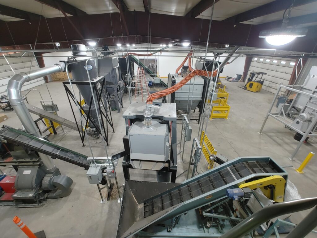 Primary industrial Hemp processing facility at Prairie Band Ag